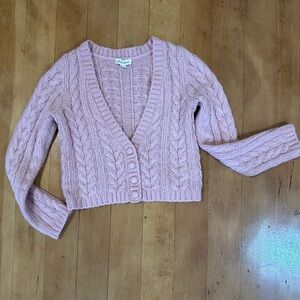 For love and lemons cropped cardigan xs